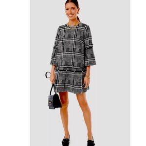 NWT Black Check Kennedy Dress